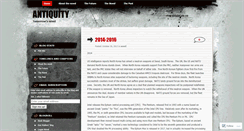 Desktop Screenshot of antiquity2288.wordpress.com