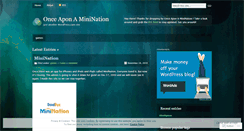 Desktop Screenshot of minination.wordpress.com