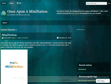 Tablet Screenshot of minination.wordpress.com