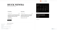 Desktop Screenshot of hucknews.wordpress.com