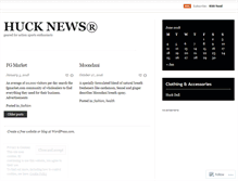 Tablet Screenshot of hucknews.wordpress.com