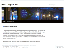 Tablet Screenshot of mostoriginalsin.wordpress.com