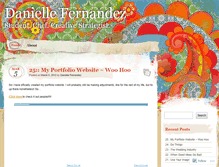 Tablet Screenshot of danifern.wordpress.com