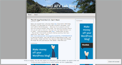 Desktop Screenshot of jmuafvlab.wordpress.com