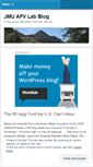 Mobile Screenshot of jmuafvlab.wordpress.com