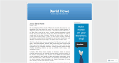 Desktop Screenshot of davidhowe.wordpress.com