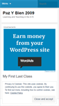 Mobile Screenshot of pazybien2009.wordpress.com