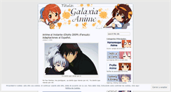 Desktop Screenshot of galaxianime.wordpress.com