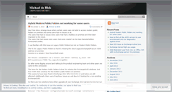 Desktop Screenshot of michaeldeblok.wordpress.com