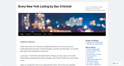 Desktop Screenshot of everynewyorklisting.wordpress.com