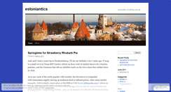 Desktop Screenshot of estoniantics.wordpress.com