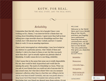 Tablet Screenshot of kotw.wordpress.com