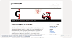 Desktop Screenshot of generationjetzt.wordpress.com