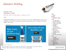Tablet Screenshot of admira.wordpress.com