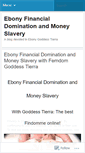 Mobile Screenshot of ebonyfinancialdomination.wordpress.com