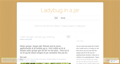 Desktop Screenshot of ladybuginajar.wordpress.com