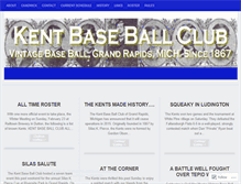 Tablet Screenshot of kentbaseball.wordpress.com