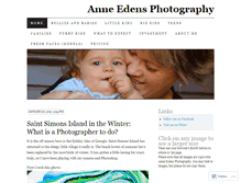 Tablet Screenshot of anneedensphotography.wordpress.com