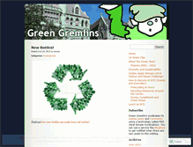 Tablet Screenshot of greengremlins.wordpress.com