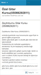 Mobile Screenshot of gitarkursu1.wordpress.com