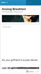Mobile Screenshot of analogbreakfast.wordpress.com