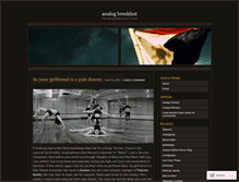 Tablet Screenshot of analogbreakfast.wordpress.com