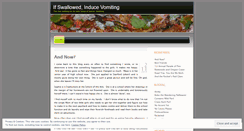 Desktop Screenshot of ifswallowed.wordpress.com