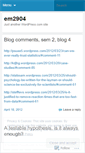 Mobile Screenshot of em2904.wordpress.com