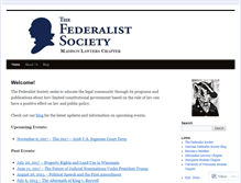 Tablet Screenshot of madisonfedsoc.wordpress.com