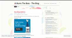 Desktop Screenshot of mumstheboss.wordpress.com