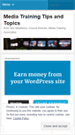 Mobile Screenshot of mediatips.wordpress.com