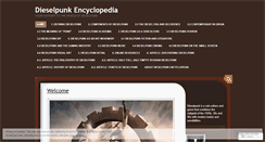 Desktop Screenshot of dieselpunksencyclopedia.wordpress.com