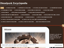 Tablet Screenshot of dieselpunksencyclopedia.wordpress.com