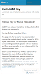 Mobile Screenshot of elementalray.wordpress.com