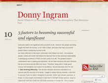 Tablet Screenshot of donnyingram.wordpress.com