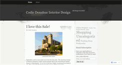 Desktop Screenshot of codiedonahue.wordpress.com