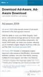 Mobile Screenshot of downloadadaware.wordpress.com