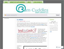 Tablet Screenshot of bumcuddles.wordpress.com