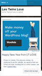 Mobile Screenshot of lestwinslove.wordpress.com