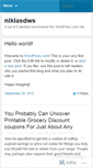 Mobile Screenshot of niklasdws.wordpress.com