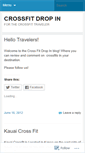Mobile Screenshot of crossfitdropin.wordpress.com
