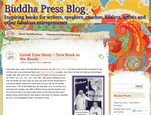 Tablet Screenshot of buddhapressblog.wordpress.com