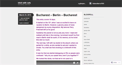 Desktop Screenshot of bitchwithcats.wordpress.com