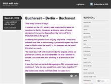 Tablet Screenshot of bitchwithcats.wordpress.com