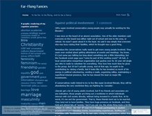 Tablet Screenshot of farflungfancies.wordpress.com