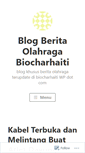 Mobile Screenshot of biocharhaiti.wordpress.com