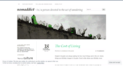 Desktop Screenshot of nomaddicting.wordpress.com