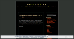 Desktop Screenshot of ggempire.wordpress.com