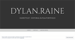 Desktop Screenshot of dylanraine.wordpress.com