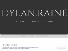 Tablet Screenshot of dylanraine.wordpress.com